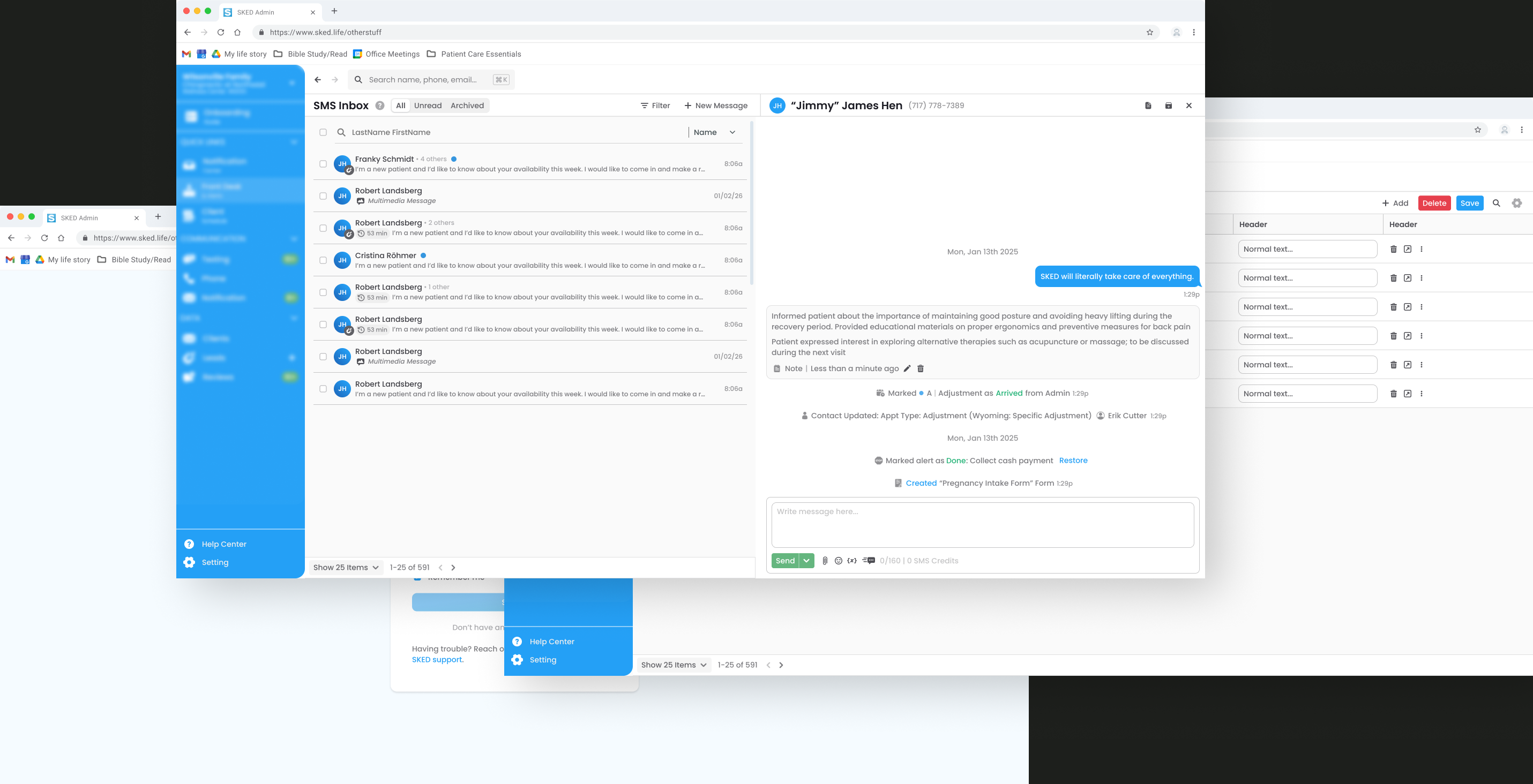 SKED design system component library in Figma